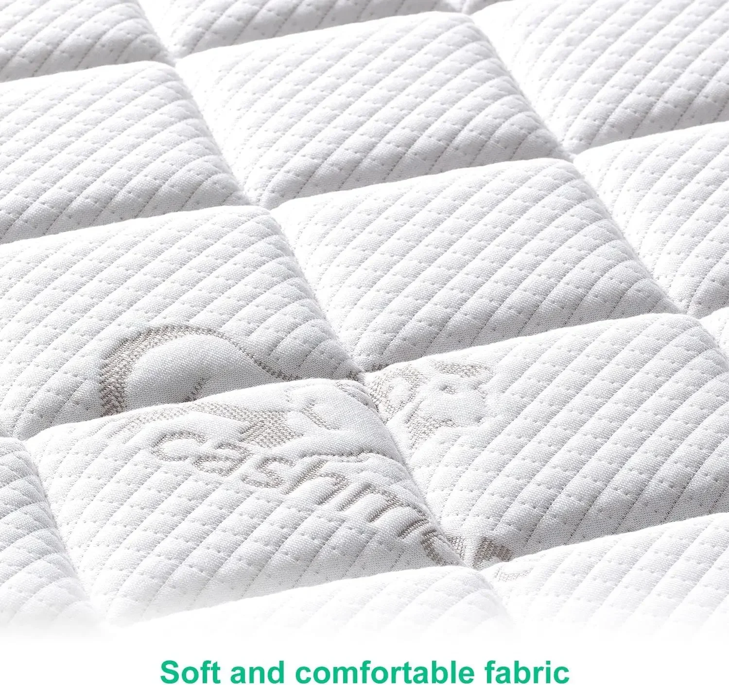 Dual-Sided Crib & Toddler Mattress,100% Knitted Fabric-Hypoallergenic,5" Firm Soft Crib Mattress, Non-Toxic Fits Standar