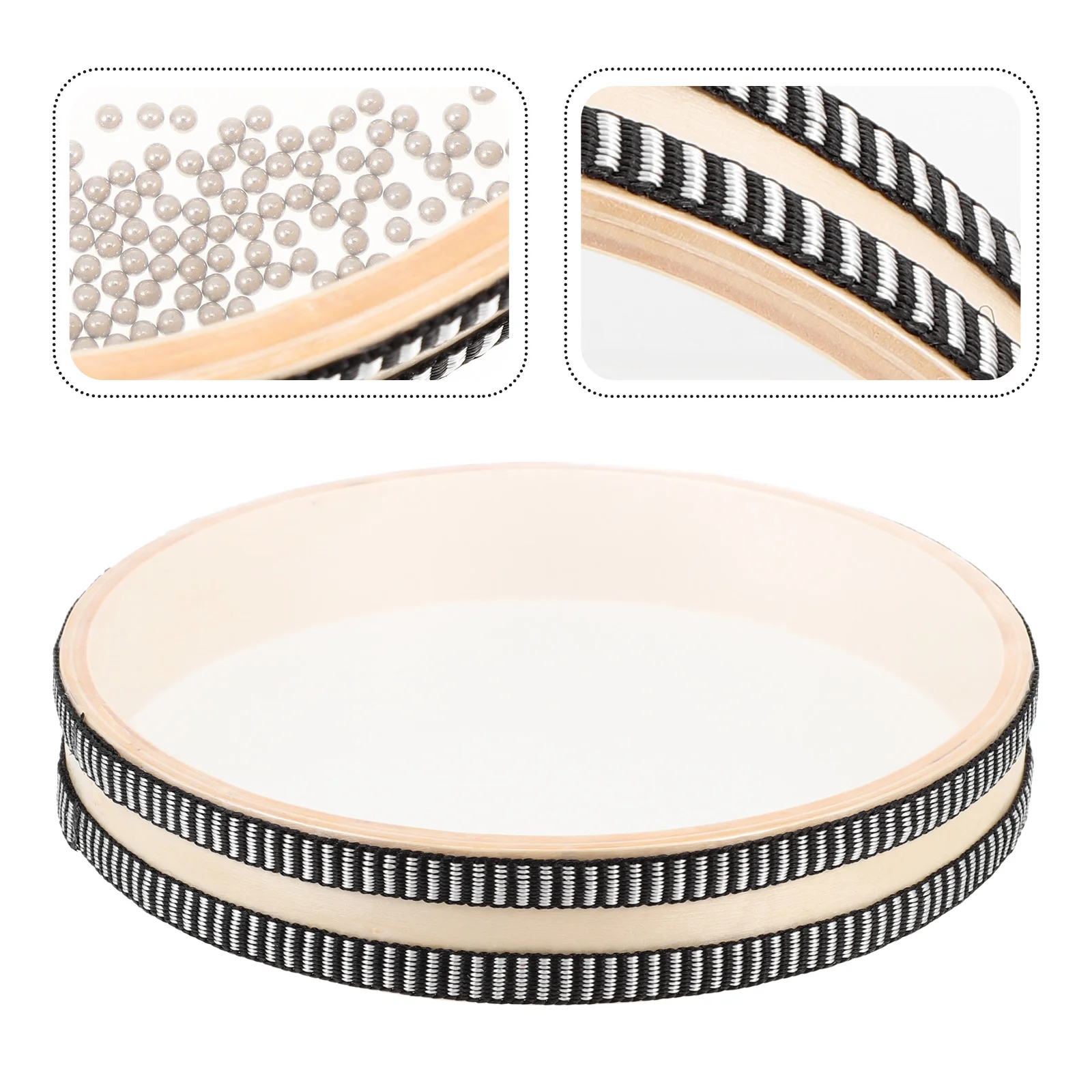 

Baby Montessori Ocean Wave Bead Hand Drum Music Instruments Toys Early Learning Music Percussion Educational Toys For Baby Gifts