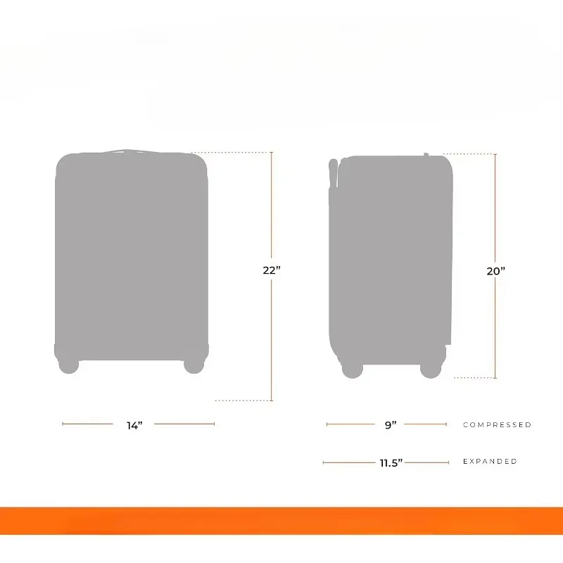 Domestic 22" Carry-on, ZDX, Hunter 4