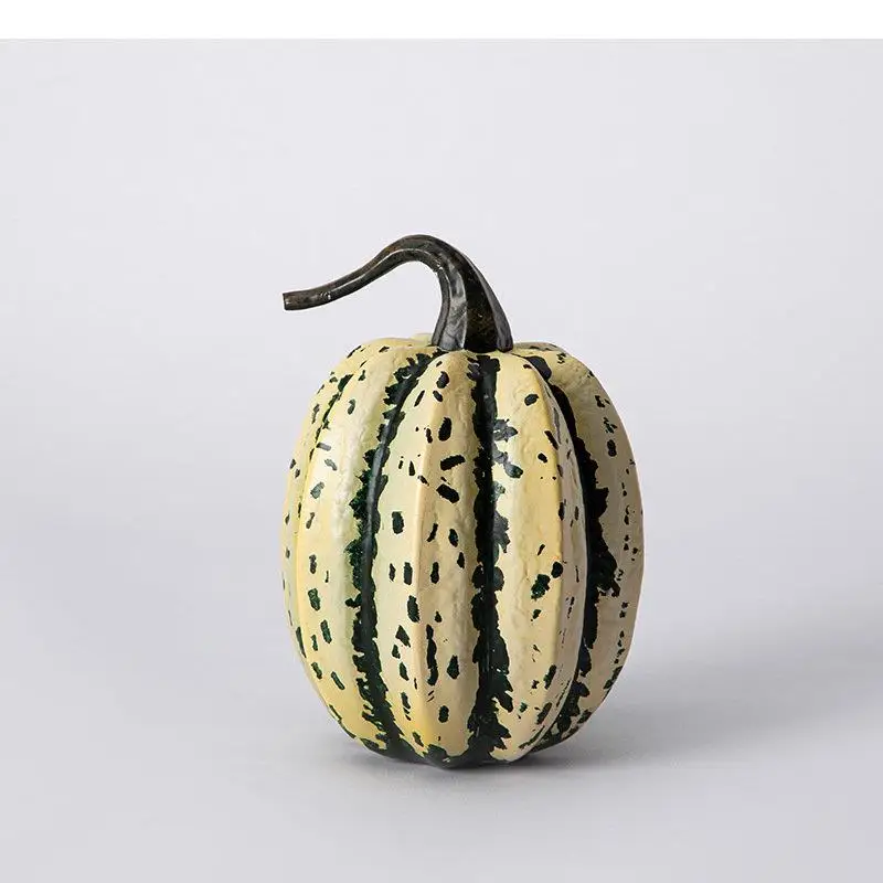 

Resin Pumpkin Ornament Crafts Sculpture Statue Home Accessories Living Room Desktop Decoration Figurines Miniatures Exhibits