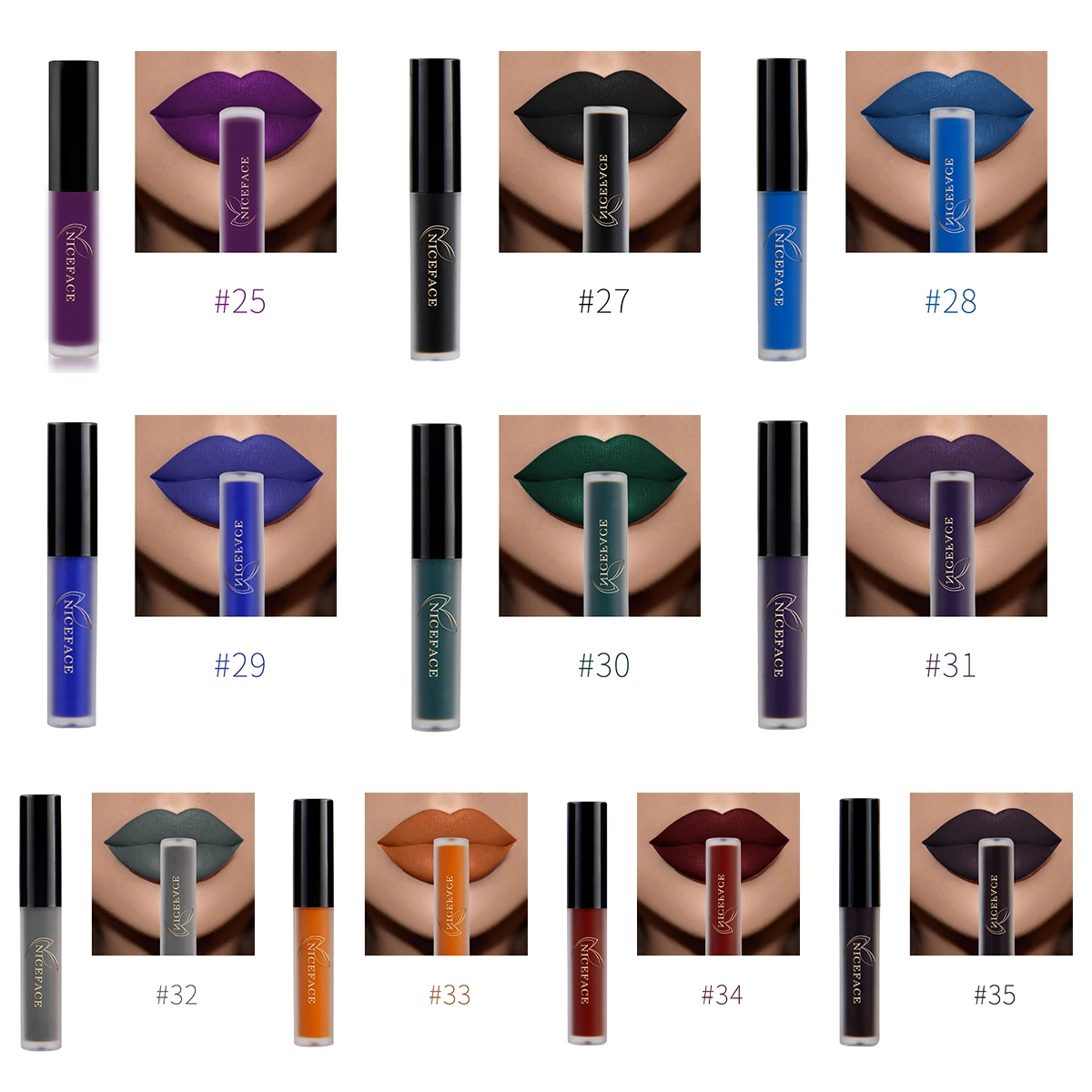 Waterproof Long Lasting Lip Glosses Matte Velvet Lipstick - Image 6