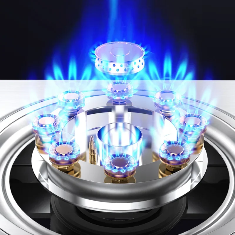 Home Cooktops burner Energy saving gas stove 1 burner Kitchen Natural liquefied gas cooktop Stainless steel cooktop stove