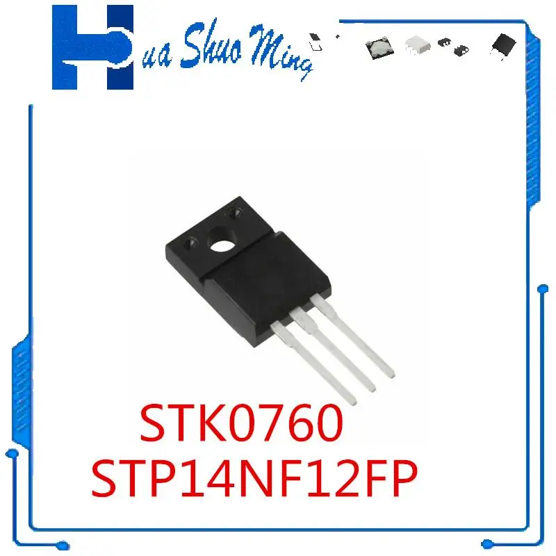 

10Pcs/Lot STP14NF12FP STK0760 TO-220F