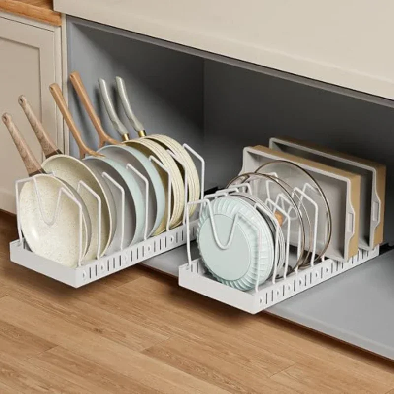 Pull-Out Pot Organizer Rack 5