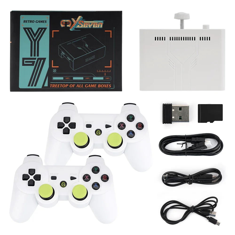 Y7 Game console 128G 256G Linux System 4K Video Game Console LPDDR4 2GB TV Box Wireless Controller Retro Game 1