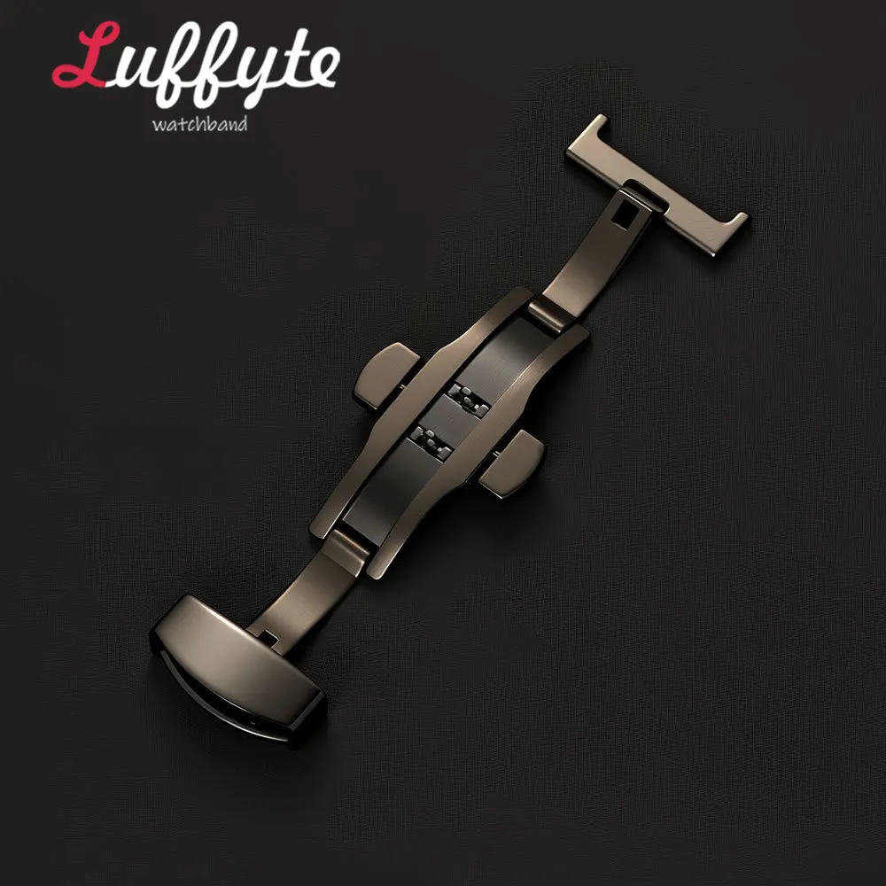 Stainless Steel Polished Watchband Butterfly Clasp Buckle Accessories
