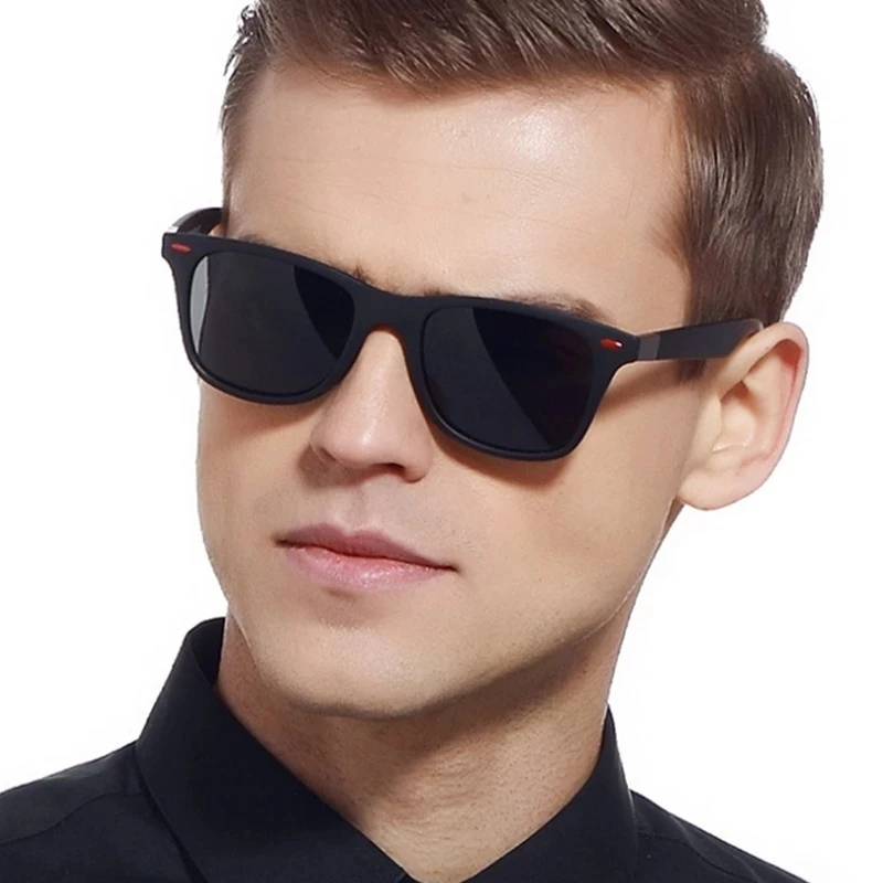 Polarized Driving Aviation Sunglasses Classic Square Full Frame Sunglasses 