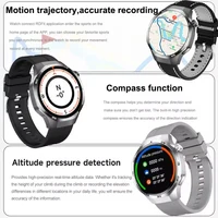 2026 Watch 5 Pro GPS Track Compass Smart Watch Men 360*360 AMOLED Screen NFC BT Call Waterproof Health Monitor Man Smartwatches - Image 5