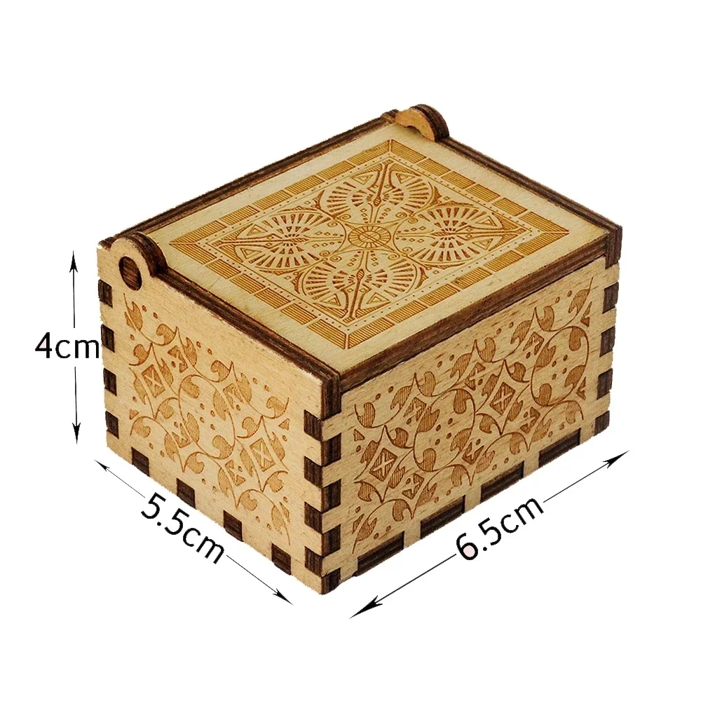 Wood Hand Crank Music Box Dragon Ball Christmas Gift Birthday Gift New Year music box