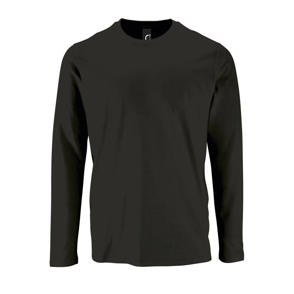 Imperial Lsl Men. T-Shirt Da Uomo A Maniche Lunghe. Taglia = Xs.Color = Deep Black