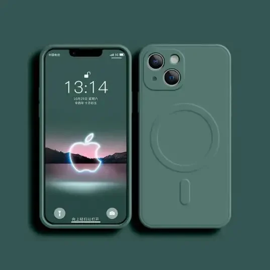 Enhanced Liquid Silicone MagSafe-Compatible Wireless Charging Case