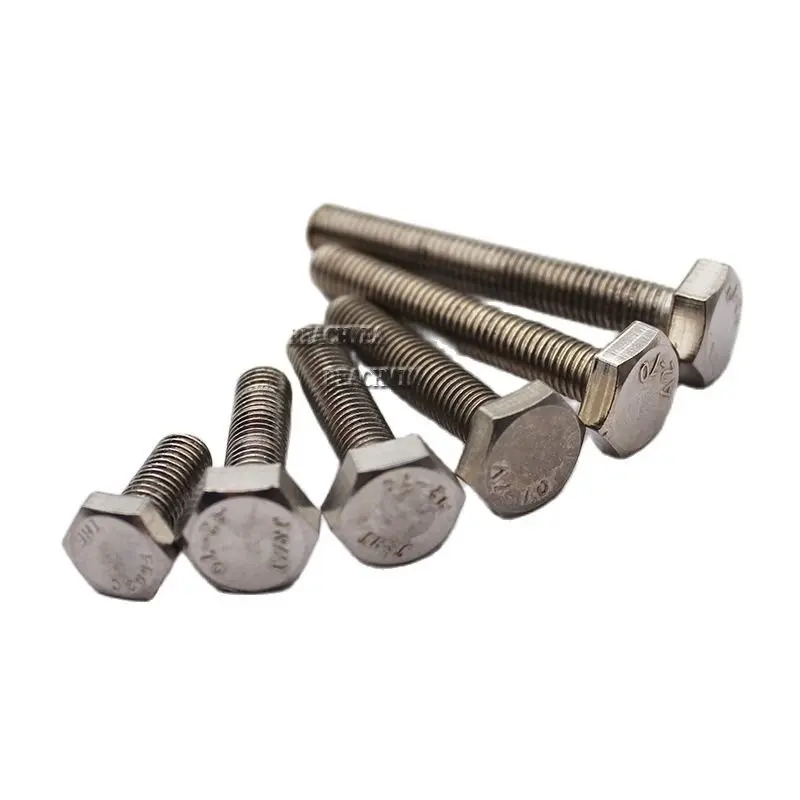 M9 X 1.25 A2 Stainless Steel Fully Threaded Hex Bolts 10mm To 50mm Long  Available AliExpress