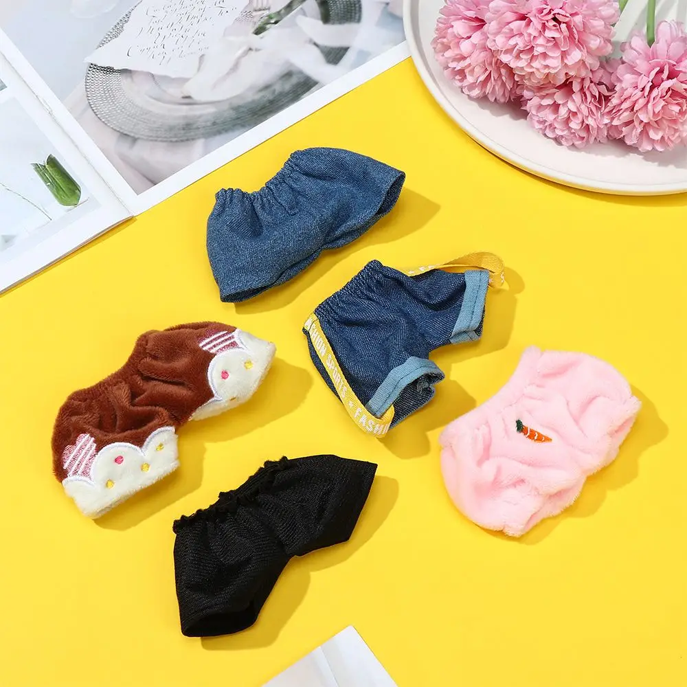 Casual pants Change Dressing Game Toys Accessories Mini Underwear Idol Dolls Clothes Plush Shorts 20cm Doll Trousers