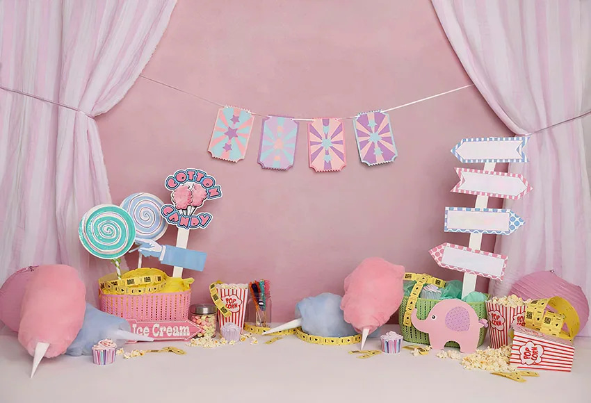 Mehofond Photography Background Donut Grow Up Donut Shop Sweet Girl 1st Birthday Party Cake Smash Decorati Backdrop 