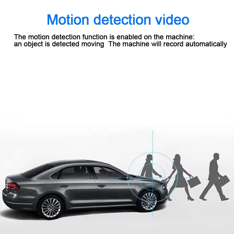 1080P high definition dashboard camera, optional rear camera and 32G memory card, night vision function, loop recording