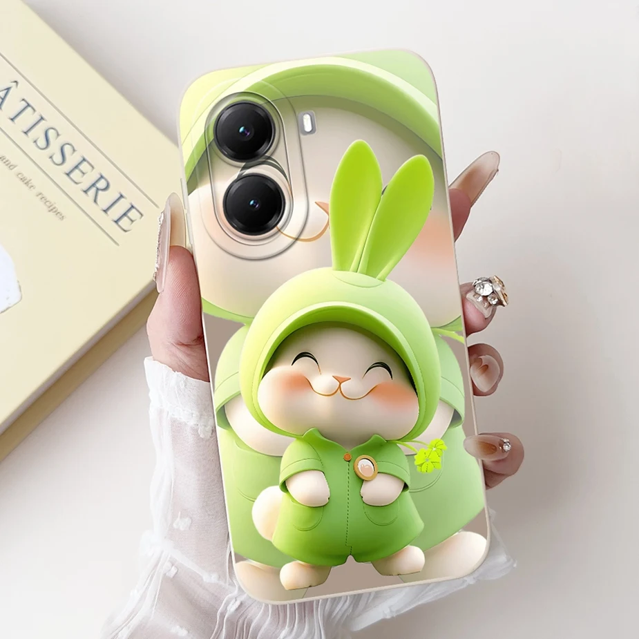 Cute Cat Grid Pattern Soft Silicone Phone Case Cover