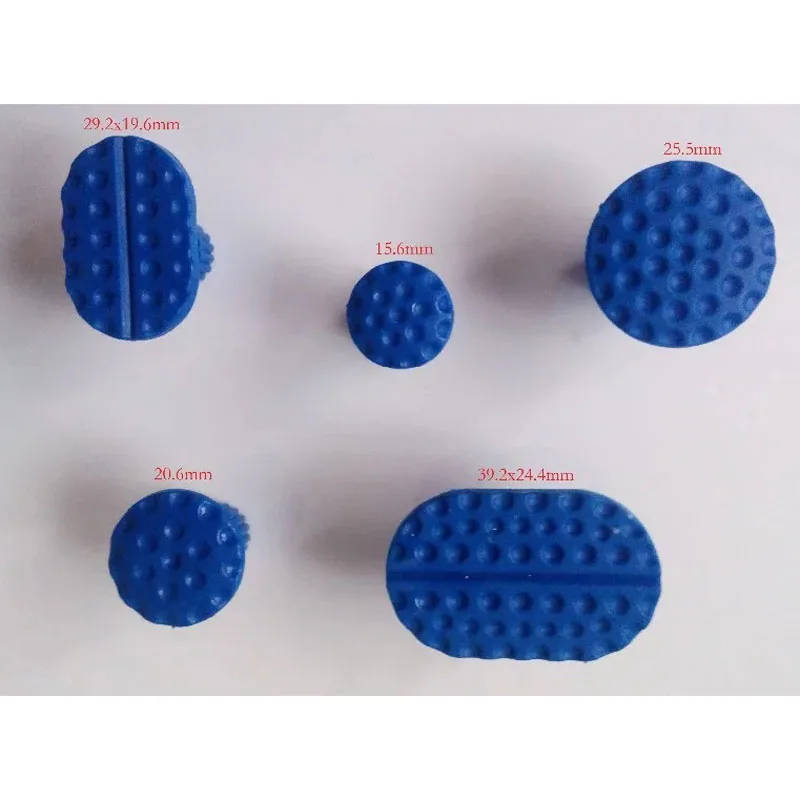 5pcs Car Dent Repair Gasket Glue Tabs Dent Lifter Paintless Free Sheet Metal Hail Pit Removal Puller Car Repair Tools