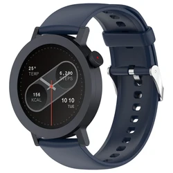 Premium Silicone Strap for Smartwatch - Elegant and Durable Replacement Band Bracelet (Deep blue)