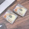 Men's Wallets with 100 US Dollar Pattern Male Leather Wallet with Card Holder Coin Pocket Purse Cartera Hombre 6