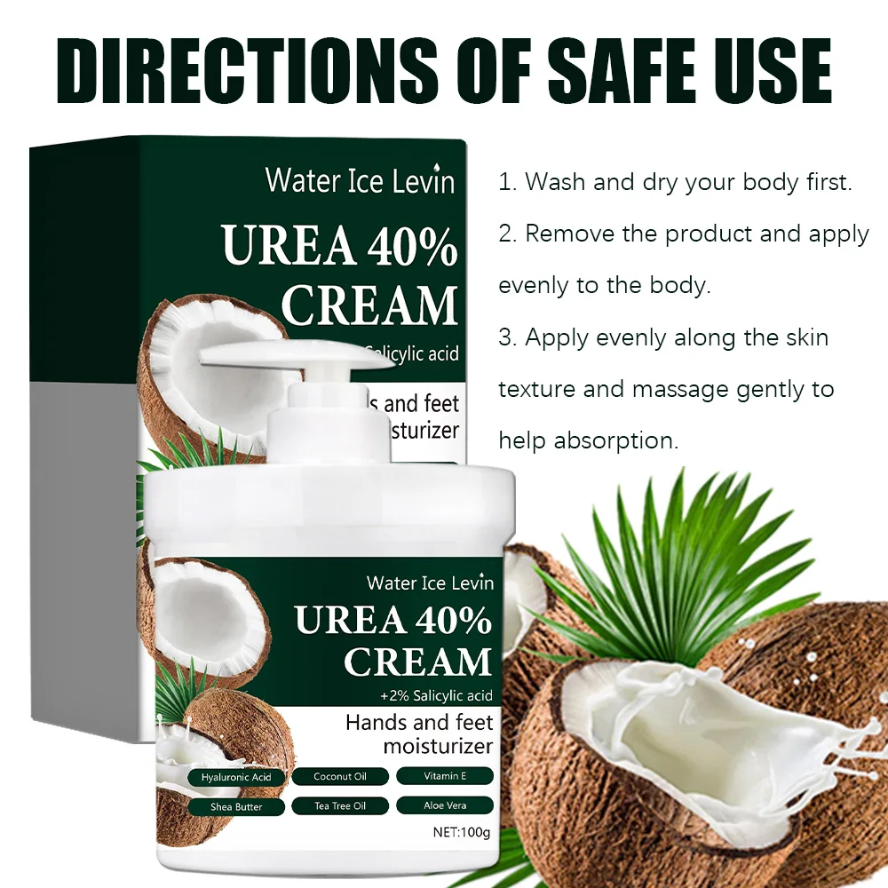 Urea 40% Cream with Firming Elasticity Improve Loose Skin Emulsion Moisturizes, Moisturizes, brightens and brightens skin 6