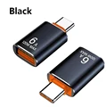 6A C to USB Black