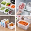 Fruit Storage Containers for Fridge with Removable Colander, Airtight Food Storage Container, Dishwasher Safe Produce Saver 6
