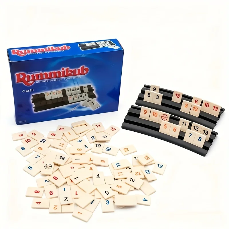 Gioco da Tavolo Classico in 3 Stili, Gioco di Strategia Numerica per Riunioni di Amici e Viaggi