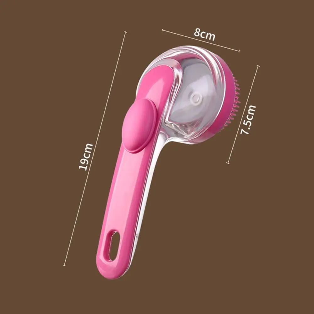 Kitten Brush Pet Bath Brush Cleaning Brushes Pet Supplies Shampoo Long Handle Cat Dog Grooming Comb for