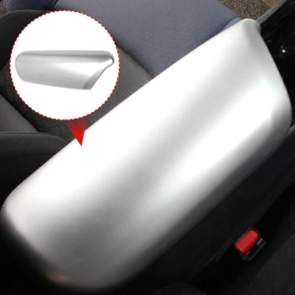 Carbon Fiber Car Center Armrest Cover Panel Chrome - Sporty Auto Interior Accessory