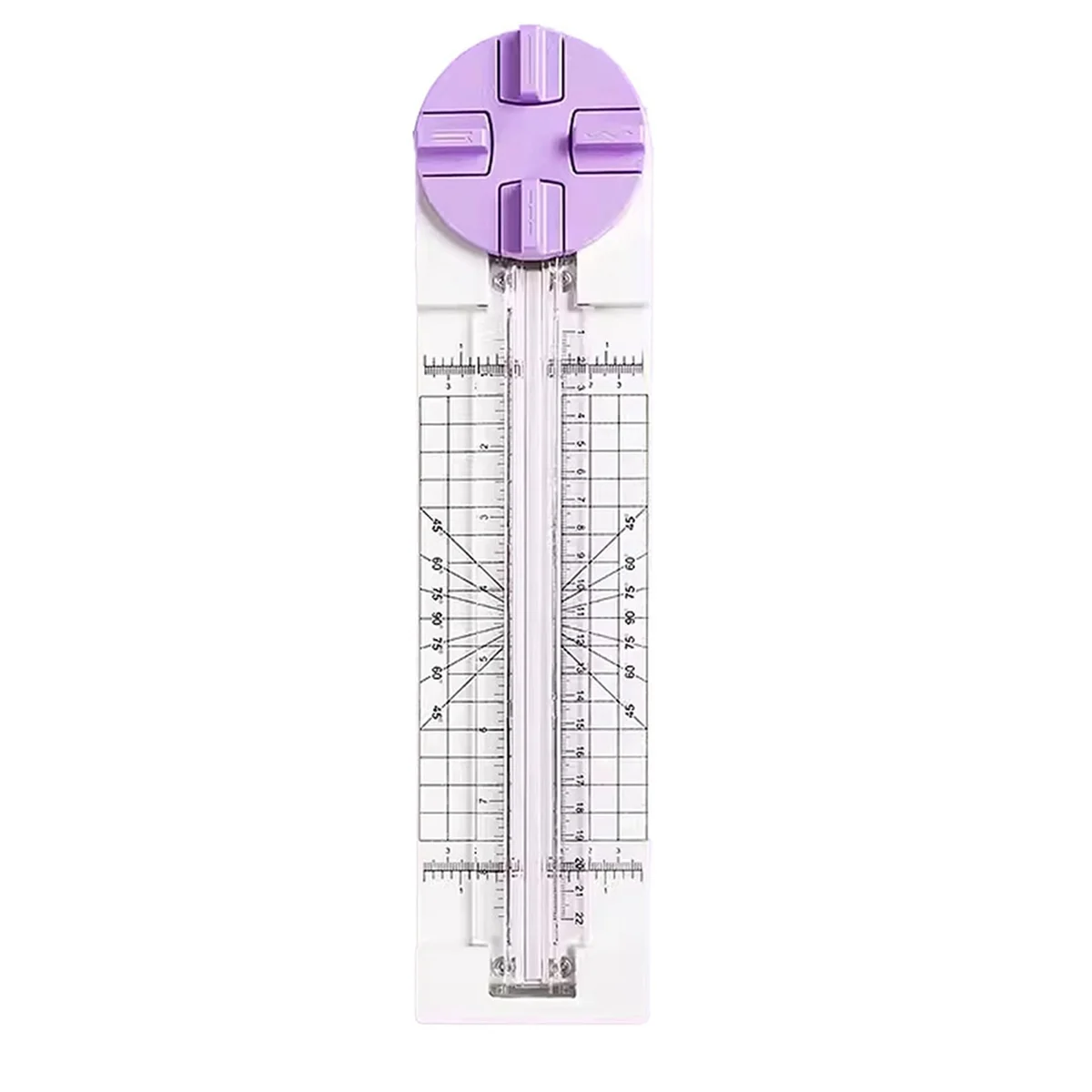 

Paper Trimmer, 4 Styles Craft Paper Cutter Multi-Function Scrapbooking Tool for Cutting Paper Scrapbook Postcard Purple