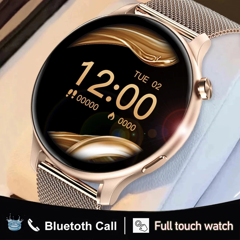 Новинка 2022 модные женские Смарт-часы с Bluetooth сенсорный экран водонепроницаемый