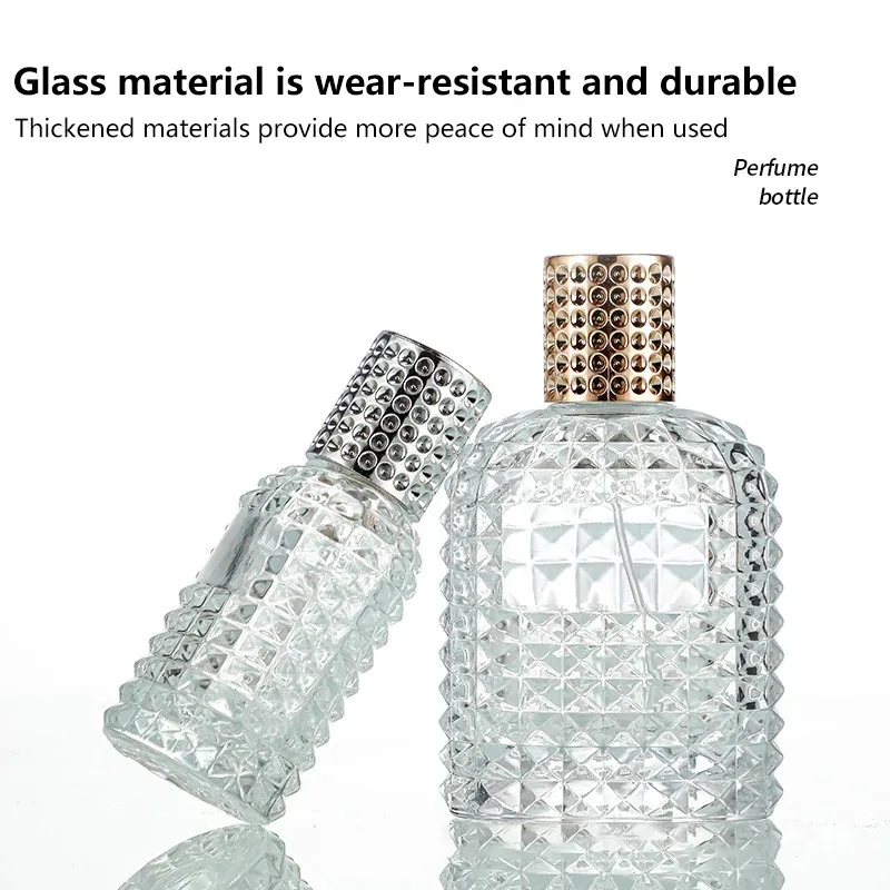 30ML/50ML Travel Perfume Atomizer 1Pcs/3Pcs Portable Pineapple Shape Dispenser Refillable Transparent Spray Bottles Unisex