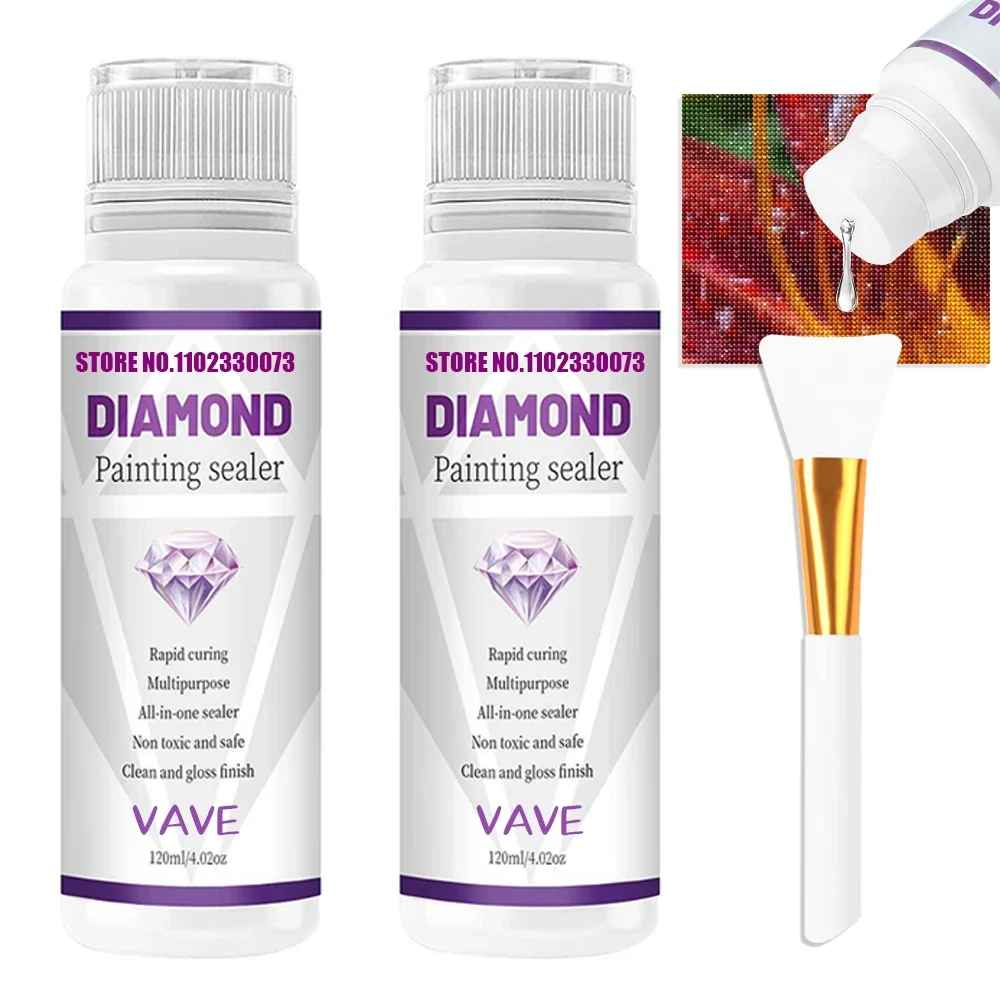 Vernis Scellant Pour Diamond Painting - Colle Transparente Brillante Pour Fixer Les Strass