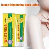 Lotion pour le corps éclaircissante au citron, hydrate doucement la peau sèche, même le teint, crème nourrissante éclaircissante pour le corps 1