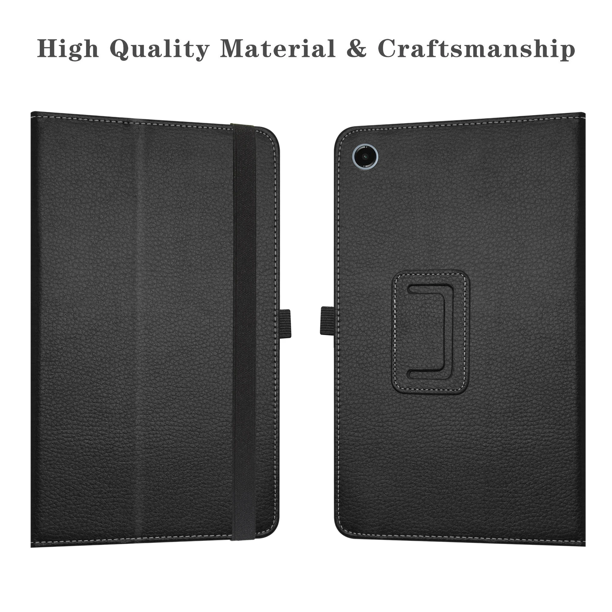 Bige Folio Case For Lenovo IdeaPad Duet 3i - PU Leather 2-Folding Stand Cover For 10.3" 2-in-1 Laptop