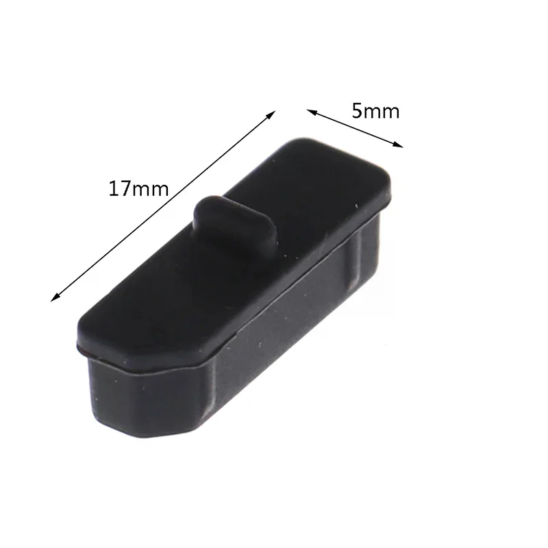Display Port Dust Plug Set - Protective Rubber Covers for Computer Connectors (10-Pack)