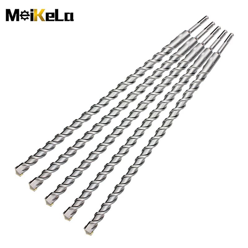 Meikela 350mm 500mm Long Masonry Drill Bit SDS Plus Shank for Electric Hammer Tungsten Carbide