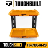 TOUGHBUILT TB-B1S3-M-20 wall mounted toolbox with dedicated shelf and fixed wall shelf 1