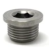 JIAX 1PCS Stainless Steel M18x1.5 Thread Plug O2 Oxygen Sensor Inner Hexagon Bung Connector Auto Part 1