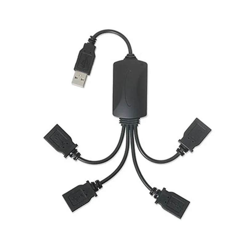 Разветвитель для кабеля USB 2 0 1 штекер-4 гнезда |
