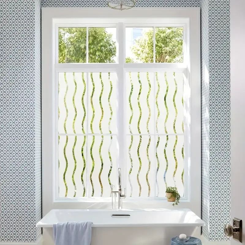 Window privacy film frosted glass electrostatic vinyl cover window sticker suitable for home office bathroom decoration