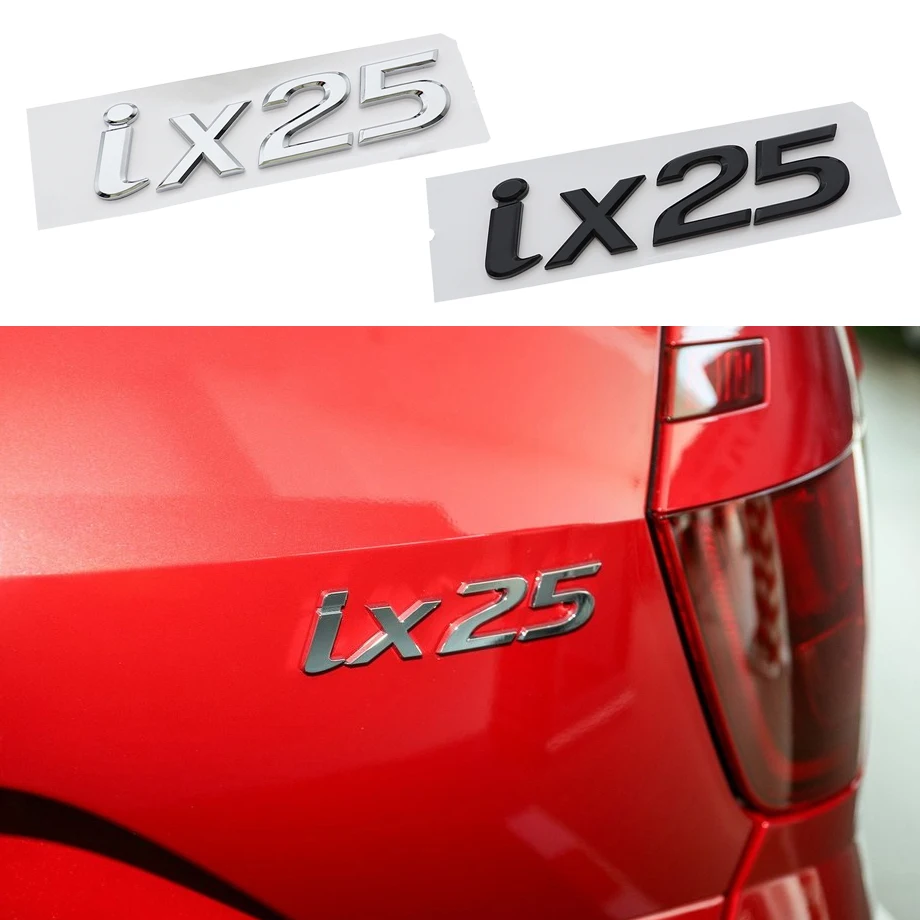 

Rear Trunk Tail Nameplate Car Emblem Decal Logo Stickers For Hyundai ix25