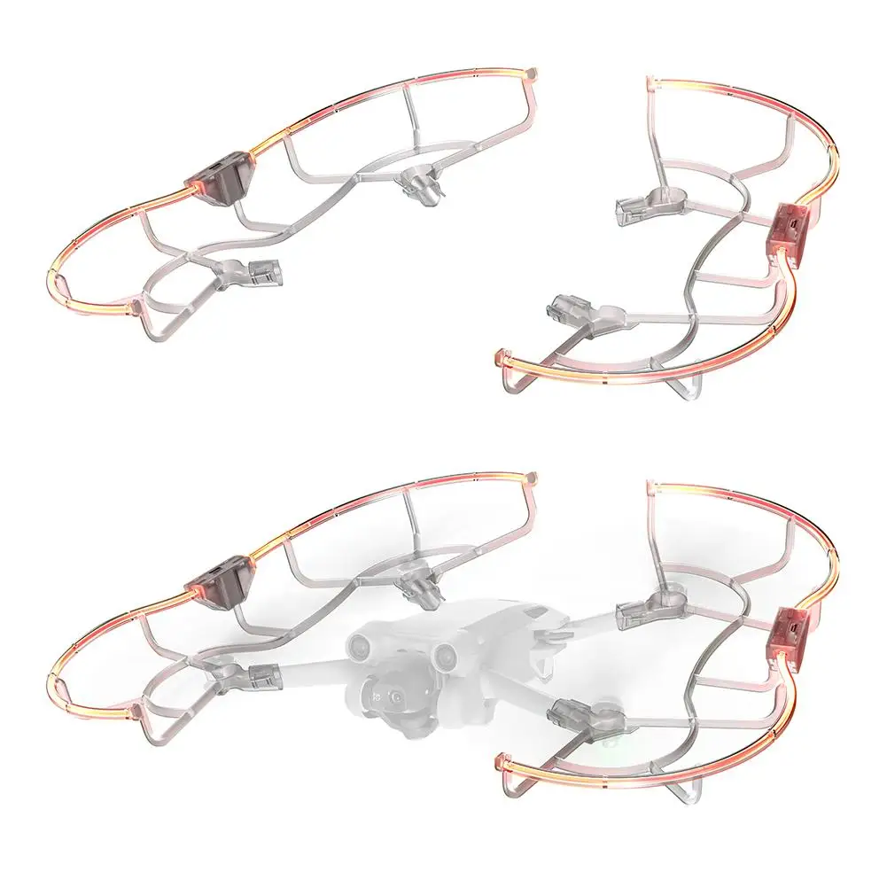 

for dji Mini 4 Pro 360° Propeller Guard Avoid Injury Or Damage And Improve Flight Safety for dji MINI4PRO Illuminated Prop X6Y8