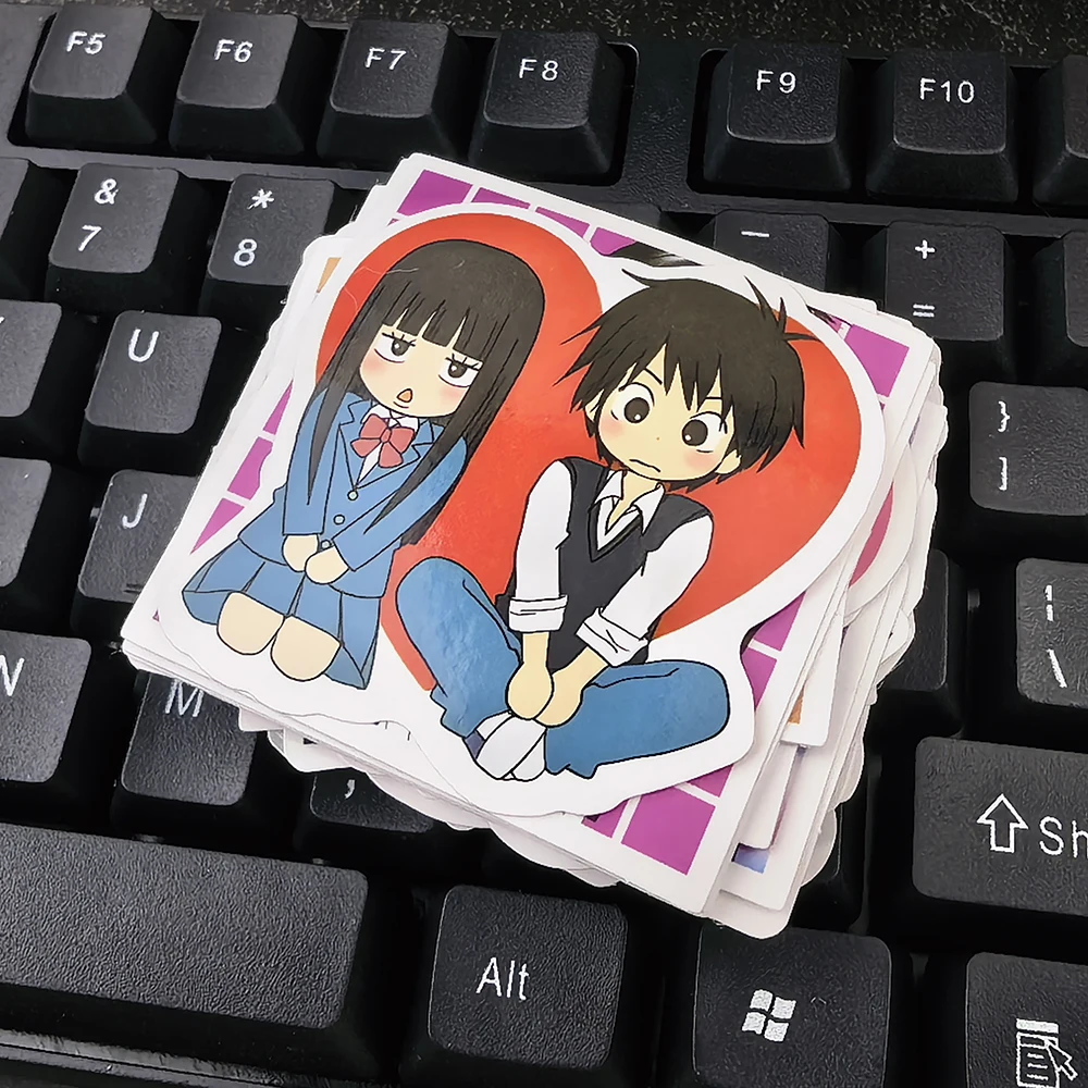50pcs Kimi Ni Todoke 애니메이션 스티커 Sawako Kuronuma Kazehaya Shouta 스티커 노트북 수하물 노트북 Kurumizawa Ume 데칼