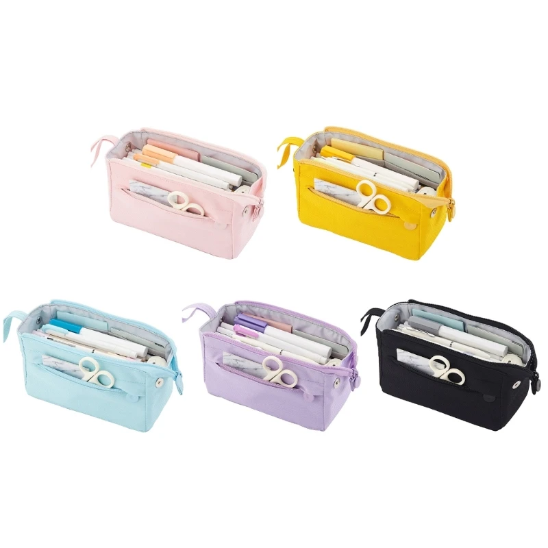 

Portable Pen Bag Waterproof Pencil for Case Big Capacity Stationery Bag for Boy