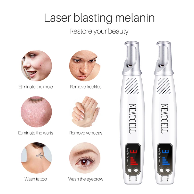 Picosecond Laser Pointer For Mole Dark Spot Pen Tattoo Acne Skin Pigment Portable Removal Machine Beauty Device_voghion.com