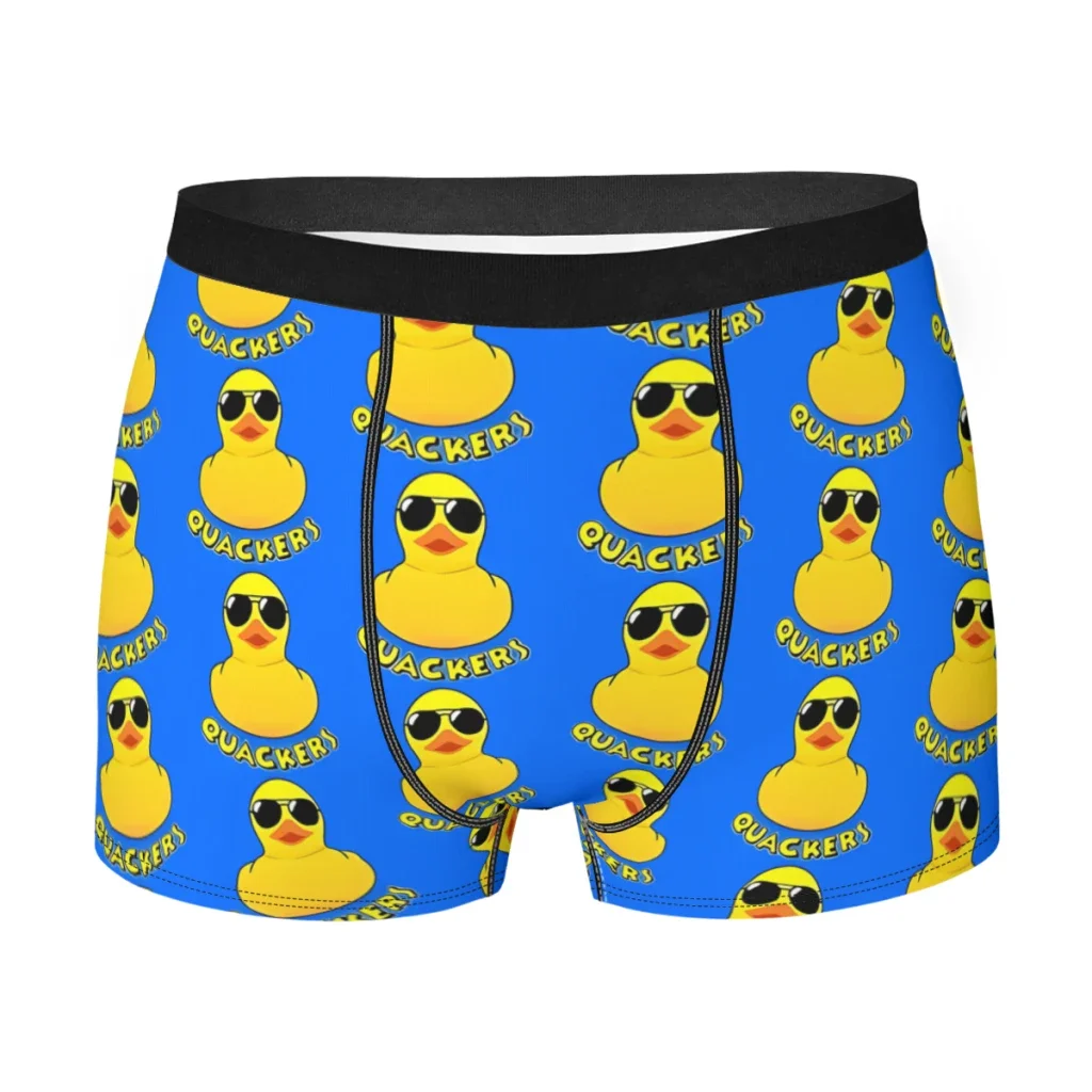 

Rubber Duck Cute Sunglasses Underpants Homme Panties Male Underwear Ventilate Shorts Boxer Briefs