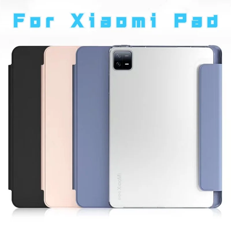 

Case for Xiaomi Pad 6 Pro 11 2023 Transparent Pen Slot Protective Case for MiPad 5/5 Pro 11" 12.4" Frosted Airbag Anti-Fall Case