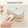 550W Electric Sandwich Machine Breakfast Machine Home Single Slice Toast Hot Dog Machine Double-sided Heating Toaster 220V 3