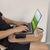 MUMUCC Lazy Laptop Table with Cushions and Slots, Multifunctional  Mini Pillow Table, Portable Room Desk, Office Lumbar Support 1